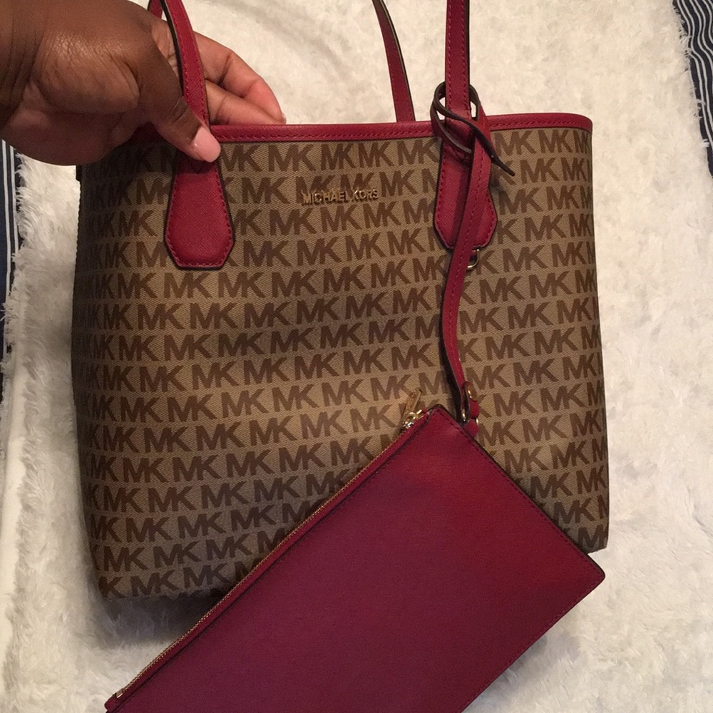 MK reversible tote.